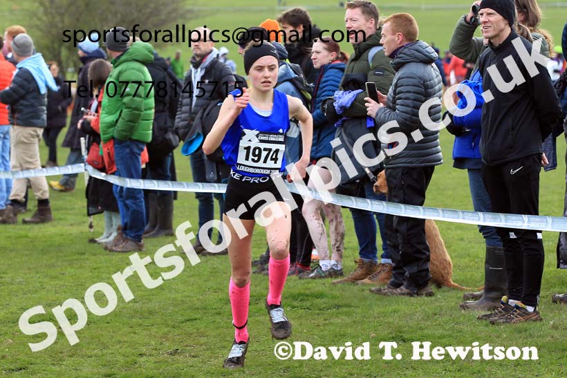 Womens Under-17s 2023 UK CAU Inter Counties Cross Country Champs, Prestwold Hall, Loughborough. Photo: David T. Hewitson/Sports for All Pics